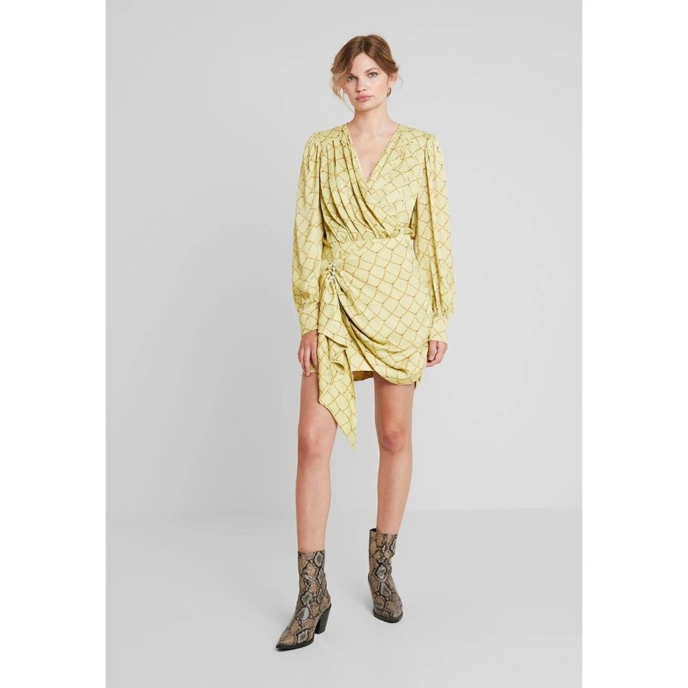 Birgitte Herskind Georgus Mini Dress Pastel Yellow